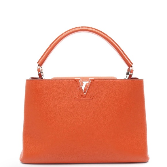 Louis Vuitton Capucines MM Tonic Orange - Picture 1 of 12